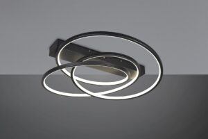 LED Φωτιστικό Οροφής Μαύρο Ματ Φ64 Darvin 34W 4500lm CCT Step Dimmable Trio Lighting – 649110132