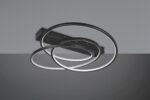 LED Φωτιστικό Οροφής Μαύρο Ματ Φ64 Darvin 34W 4500lm CCT Step Dimmable Trio Lighting – 649110132