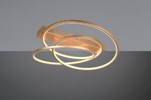 LED Φωτιστικό Οροφής Χρυσό Φ64 Darvin 34W 4500lm CCT Step Dimmable Trio Lighting – 649110179