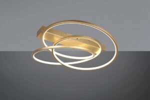 LED Φωτιστικό Οροφής Χρυσό Φ64 Darvin 34W 4500lm CCT Step Dimmable Trio Lighting – 649110179