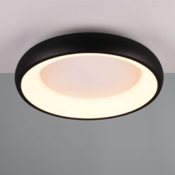 Πλαφονιέρα Στρογγυλή Φ46 Μαύρη Ματ CARDONA LED 29W 3300lm CCT Step Dimmable Trio Lighting – 649614532
