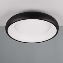 Πλαφονιέρα Στρογγυλή Φ46 Μαύρη Ματ CARDONA LED 29W 3300lm CCT Step Dimmable Trio Lighting – 649614532