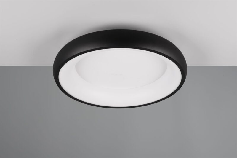 Πλαφονιέρα Στρογγυλή Φ46 Μαύρη Ματ CARDONA LED 29W 3300lm CCT Step Dimmable Trio Lighting – 649614532