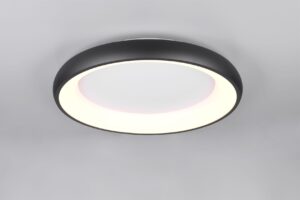 Πλαφονιέρα Στρογγυλή Φ62 Μαύρη Ματ CARDONA LED 38W 4400lm CCT Step Dimmable Trio Lighting – 649616032