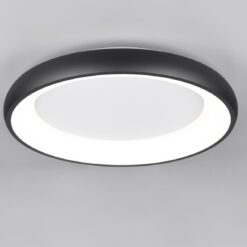 Πλαφονιέρα Στρογγυλή Φ62 Μαύρη Ματ CARDONA LED 38W 4400lm CCT Step Dimmable Trio Lighting – 649616032