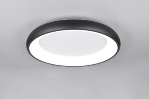 Πλαφονιέρα Στρογγυλή Φ62 Μαύρη Ματ CARDONA LED 38W 4400lm CCT Step Dimmable Trio Lighting – 649616032