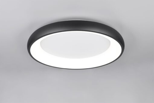 Πλαφονιέρα Στρογγυλή Φ62 Μαύρη Ματ CARDONA LED 38W 4400lm CCT Step Dimmable Trio Lighting – 649616032