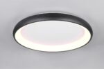 Πλαφονιέρα Στρογγυλή Φ75 Μαύρη Ματ CARDONA LED 59W 6900lm CCT Step Dimmable Trio Lighting – 649617532