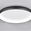 Πλαφονιέρα Στρογγυλή Φ75 Μαύρη Ματ CARDONA LED 59W 6900lm CCT Step Dimmable Trio Lighting – 649617532