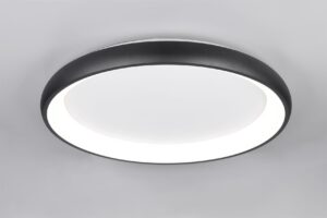 Πλαφονιέρα Στρογγυλή Φ75 Μαύρη Ματ CARDONA LED 59W 6900lm CCT Step Dimmable Trio Lighting – 649617532