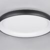 Πλαφονιέρα Στρογγυλή Φ75 Μαύρη Ματ CARDONA LED 59W 6900lm CCT Step Dimmable Trio Lighting – 649617532