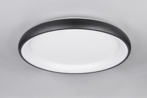 Πλαφονιέρα Στρογγυλή Φ75 Μαύρη Ματ CARDONA LED 59W 6900lm CCT Step Dimmable Trio Lighting – 649617532