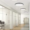 Πλαφονιέρα Στρογγυλή Φ75 Μαύρη Ματ CARDONA LED 59W 6900lm CCT Step Dimmable Trio Lighting – 649617532