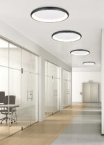 Πλαφονιέρα Στρογγυλή Φ75 Μαύρη Ματ CARDONA LED 59W 6900lm CCT Step Dimmable Trio Lighting – 649617532