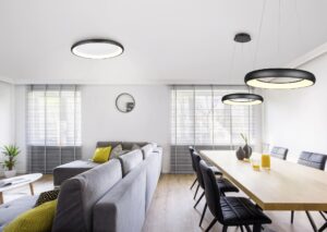 Πλαφονιέρα Στρογγυλή Φ75 Μαύρη Ματ CARDONA LED 59W 6900lm CCT Step Dimmable Trio Lighting – 649617532