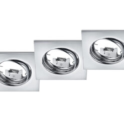 Χωνευτό Φωτιστικό Trio Lighting   3xGU10 Χρώμιο Μεταλλικό    650000306