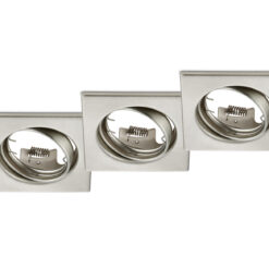 Χωνευτό Φωτιστικό Trio Lighting   3xGU10 Νίκελ Ματ Μεταλλικό    650000307