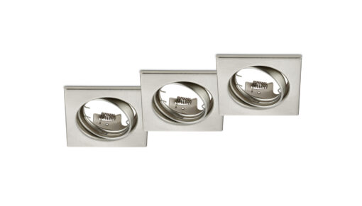 Χωνευτό Φωτιστικό Trio Lighting   3xGU10 Νίκελ Ματ Μεταλλικό    650000307