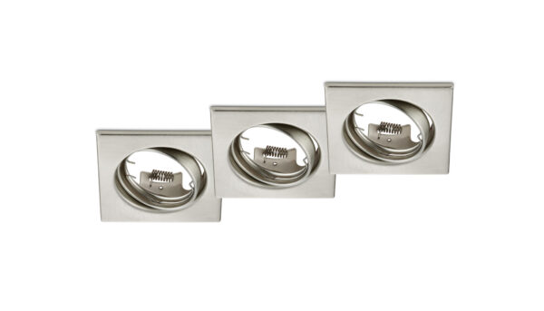 Χωνευτό Φωτιστικό Trio Lighting   3xGU10 Νίκελ Ματ Μεταλλικό    650000307