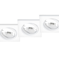 Χωνευτό Φωτιστικό Trio Lighting 3xGU10 Λευκό Ματ Μεταλλικό 650000331