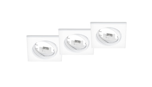 Χωνευτό Φωτιστικό Trio Lighting   3xGU10 Λευκό Ματ Μεταλλικό    650000331