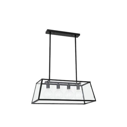 Faro Barcelona ROSE Κρεμαστό Φωτιστικό, Ρυθμιζόμενου Ύψους, Μαύρου Χρώματος 4XE27 60W- 65081