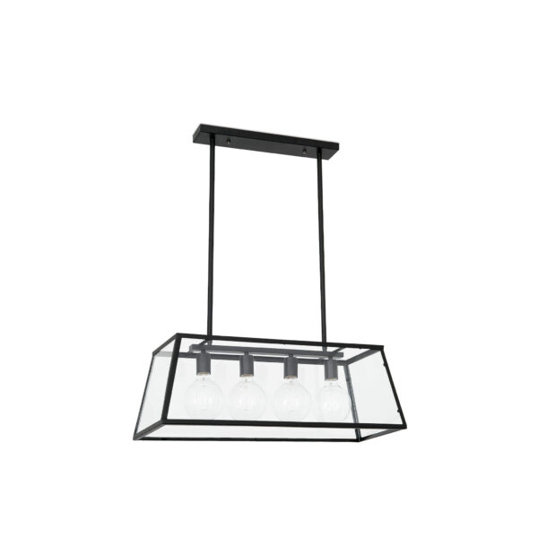 Faro Barcelona ROSE Κρεμαστό Φωτιστικό, Ρυθμιζόμενου Ύψους, Μαύρου Χρώματος 4XE27 60W- 65081