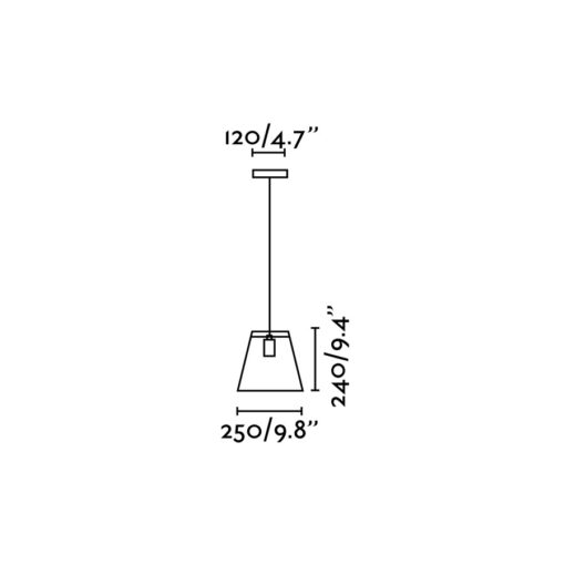 Faro Barcelona ROSE Κρεμαστό Φωτιστικό Μαύρου Χρώματος – 65082