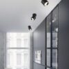 Επιτοίχιο Φωτιστικό Trio Lighting 1xGU10 Μαύρου Χρώματος – 651000132