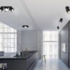 Επιτοίχιο Φωτιστικό Trio Lighting 1xGU10 Μαύρου Χρώματος – 651000132