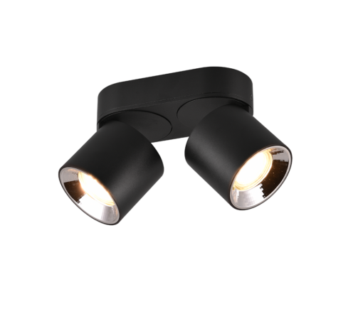 Φωτιστικό Οροφής Trio Lighting 2xGU10 Μαύρου Χρώματος – 651000232