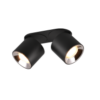 Φωτιστικό Οροφής Trio Lighting 2xGU10 Μαύρου Χρώματος – 651000232
