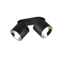 Φωτιστικό Οροφής Trio Lighting 2xGU10 Μαύρου Χρώματος – 651000232