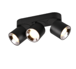 Φωτιστικό Οροφής Trio Lighting 3xGU10 Μαύρου Χρώματος – 651000332