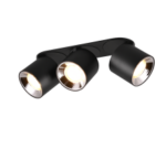 Φωτιστικό Οροφής Trio Lighting 3xGU10 Μαύρου Χρώματος – 651000332