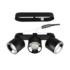 Φωτιστικό Οροφής Trio Lighting 3xGU10 Μαύρου Χρώματος – 651000332