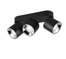 Φωτιστικό Οροφής Trio Lighting 3xGU10 Μαύρου Χρώματος – 651000332