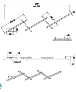 Φωτιστικό Οροφής Trio Lighting LED 23W  Νίκελ Ματ Μεταλλικό 2200lm RGBW 3000 – 5000K  651210507