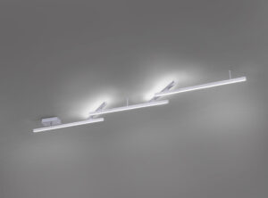 Φωτιστικό Οροφής Trio Lighting LED 23W  Νίκελ Ματ Μεταλλικό 2200lm RGBW 3000 – 5000K  651210507