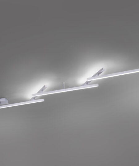 Φωτιστικό Οροφής Trio Lighting LED 23W  Νίκελ Ματ Μεταλλικό 2200lm RGBW 3000 – 5000K  651210507