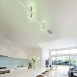 Φωτιστικό Οροφής Trio Lighting LED 23W  Νίκελ Ματ Μεταλλικό 2200lm RGBW 3000 – 5000K  651210507