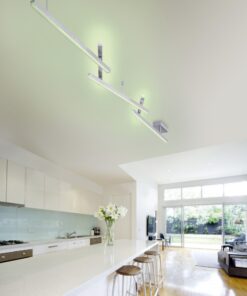 Φωτιστικό Οροφής Trio Lighting LED 23W  Νίκελ Ματ Μεταλλικό 2200lm RGBW 3000 – 5000K  651210507