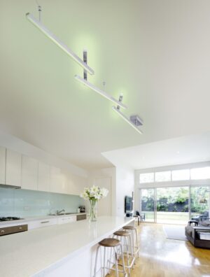 Φωτιστικό Οροφής Trio Lighting LED 23W  Νίκελ Ματ Μεταλλικό 2200lm RGBW 3000 – 5000K  651210507