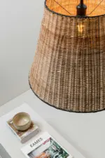 Faro Barcelona SUMBA Κρεμαστό φωτιστικό E27 σε Μαύρο/Ραττάν 15W  – 65134-72