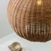 Faro Barcelona HAKA 530 Κρεμαστό Φωτιστικό E27 σε Μαύρο/Ραττάν 15W   – 65134-75