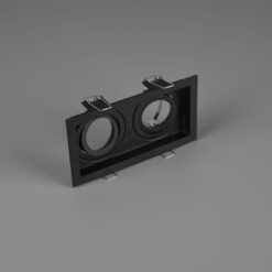Χωνευτό Φωτιστικό Trio Lighting 2xGU10 Μαύρο Ματ Μεταλλικό 651600232