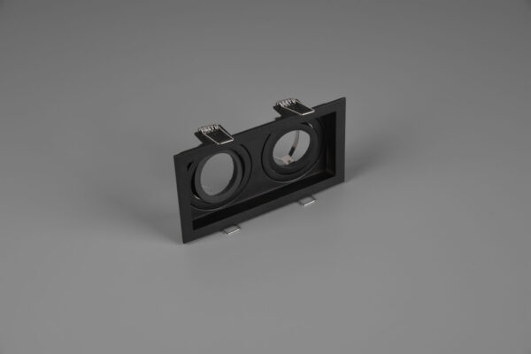 Χωνευτό Φωτιστικό Trio Lighting   2xGU10 Μαύρο Ματ Μεταλλικό    651600232