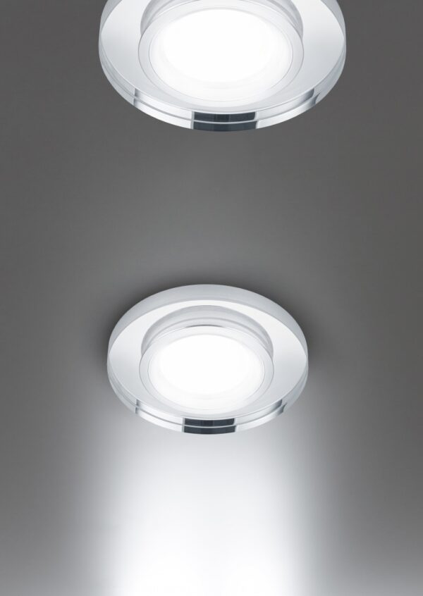 Χωνευτό Φωτιστικό Trio Lighting   GU10 Χρώμιο Μεταλλικό    652100152