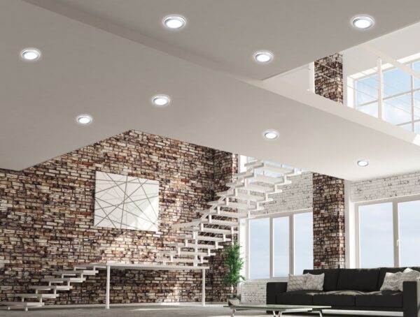 Χωνευτό Φωτιστικό Trio Lighting LED 10W  Χρώμιο Πλαστικό 1040lm 3000K  652410106