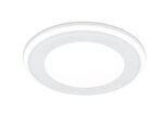 Χωνευτό Φωτιστικό Trio Lighting LED 10W  Λευκό Ματ Πλαστικό 1040lm 3000K  652410131
